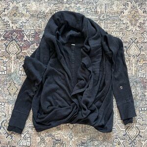 lululemon athletica Black Cardigan Sweater